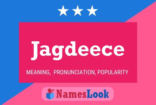 Jagdeece Name Poster