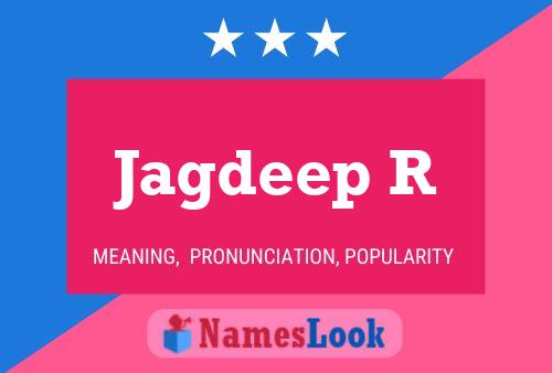 Jagdeep R Name Poster