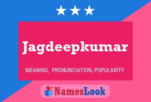 Jagdeepkumar Name Poster