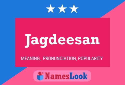 Jagdeesan Name Poster