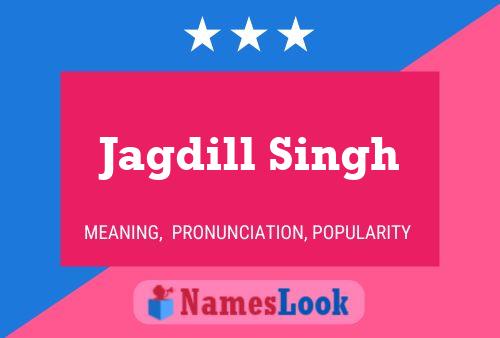 Jagdill Singh Name Poster