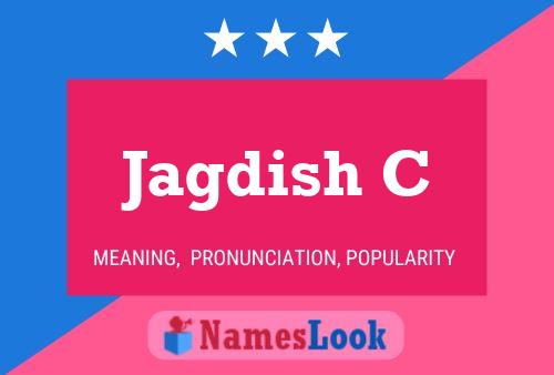 Jagdish C Name Poster