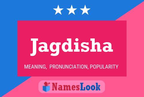 Jagdisha Name Poster