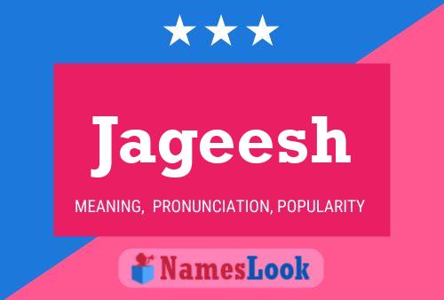 Jageesh Name Poster