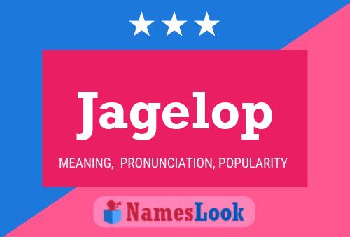 Jagelop Name Poster