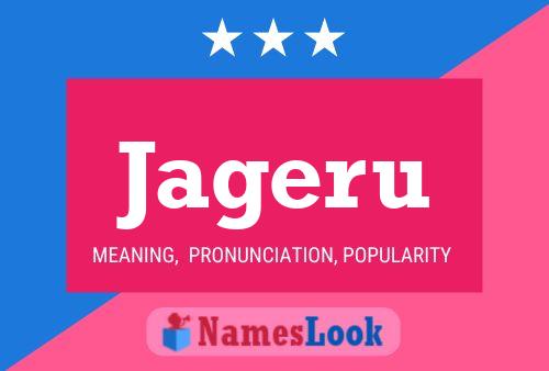 Jageru Name Poster