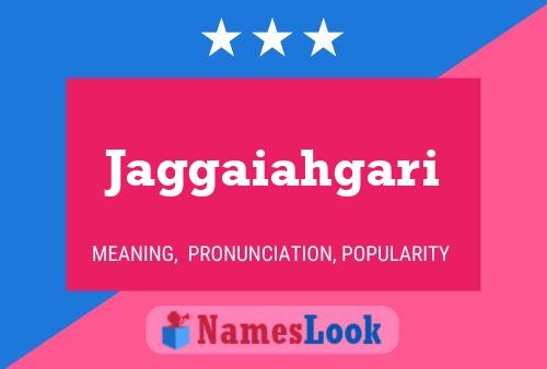 Jaggaiahgari Name Poster