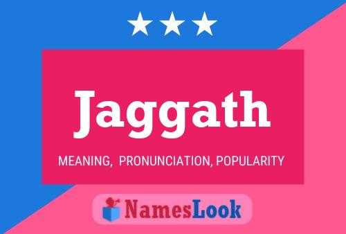 Jaggath Name Poster