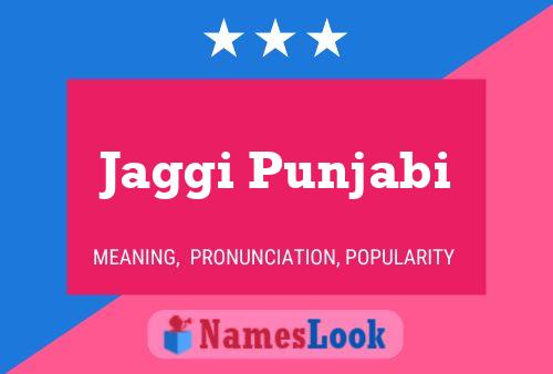 Jaggi Punjabi Name Poster