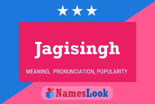 Jagisingh Name Poster