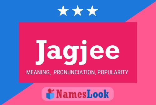 Jagjee Name Poster