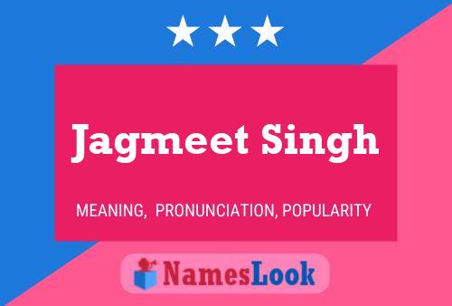 Jagmeet Singh Name Poster