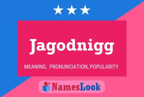 Jagodnigg Name Poster