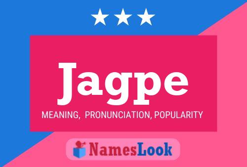 Jagpe Name Poster