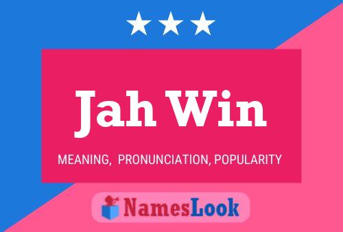 Jah Win Name Poster