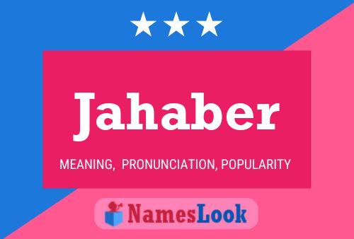 Jahaber Name Poster