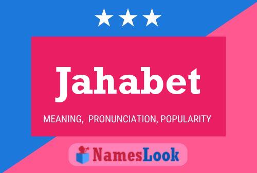 Jahabet Name Poster