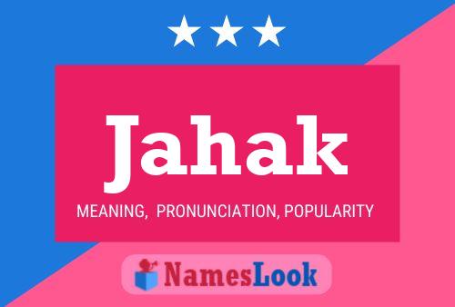 Jahak Name Poster