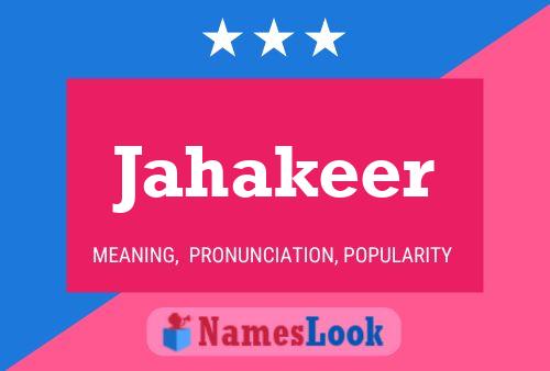 Jahakeer Name Poster