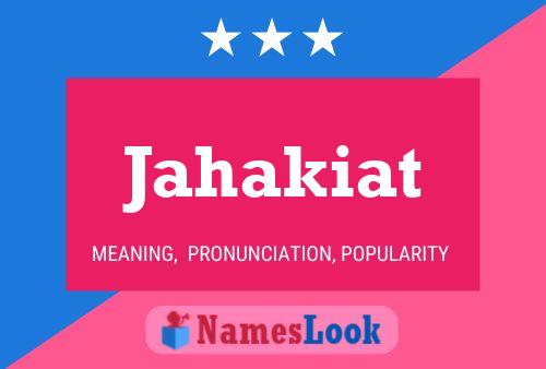 Jahakiat Name Poster