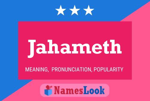 Jahameth Name Poster