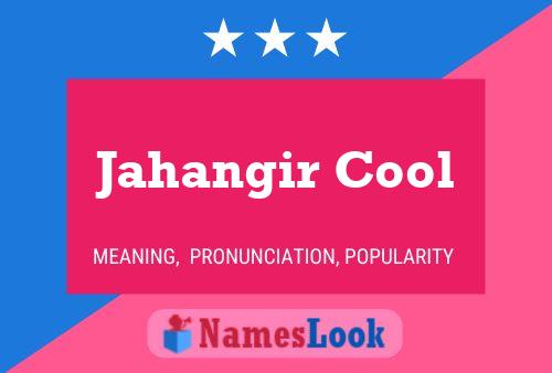 Jahangir Cool Name Poster