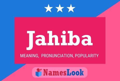 Jahiba Name Poster