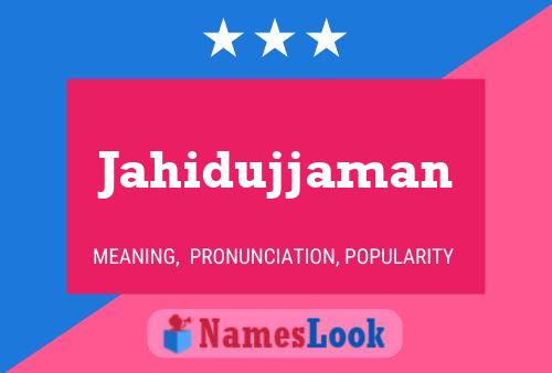 Jahidujjaman Name Poster