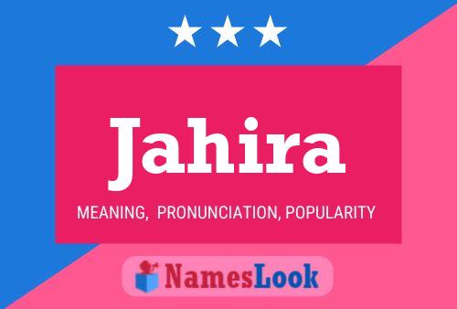 Jahira Name Poster