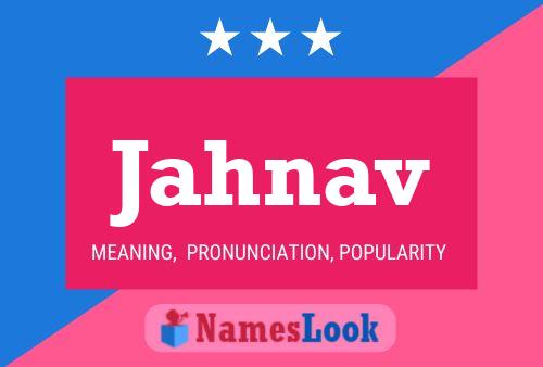 Jahnav Name Poster