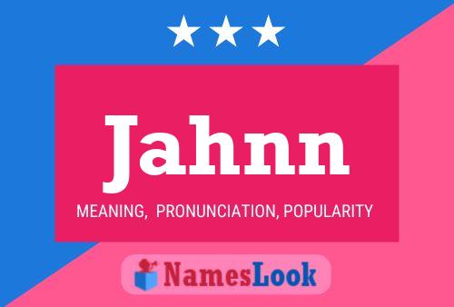 Jahnn Name Poster