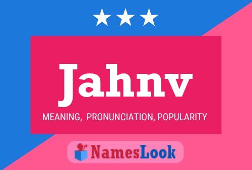 Jahnv Name Poster