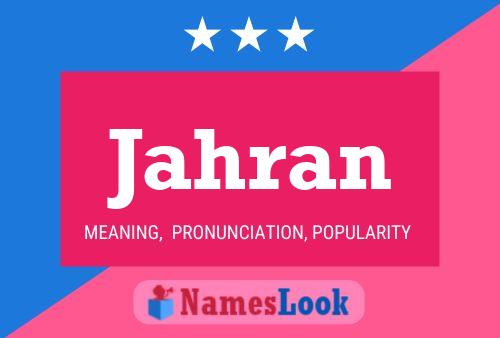 Jahran Name Poster