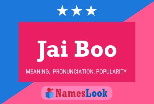 Jai Boo Name Poster