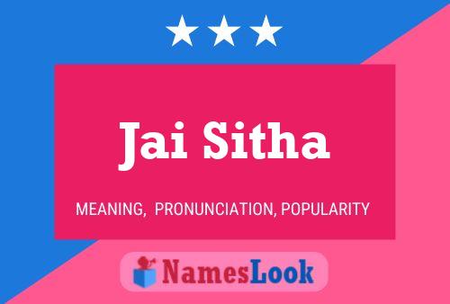 Jai Sitha Name Poster