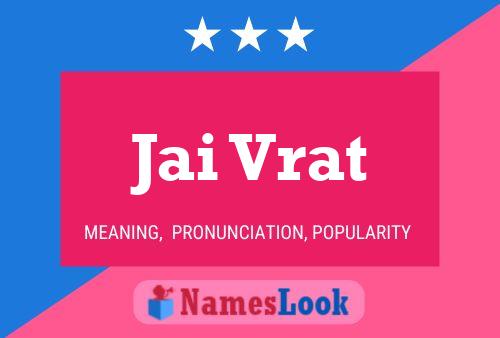 Jai Vrat Name Poster