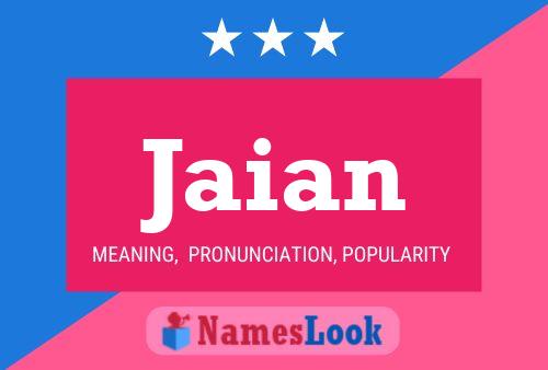 Jaian Name Poster