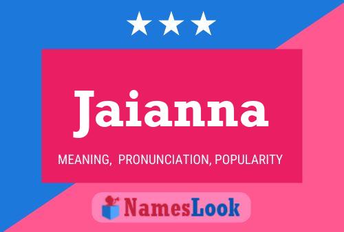 Jaianna Name Poster