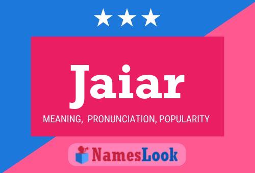 Jaiar Name Poster