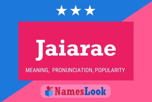 Jaiarae Name Poster