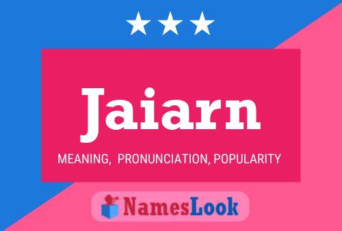 Jaiarn Name Poster