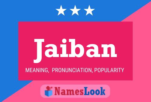 Jaiban Name Poster