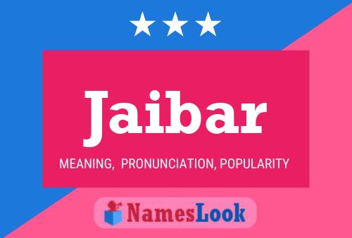 Jaibar Name Poster