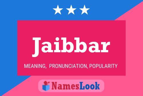 Jaibbar Name Poster