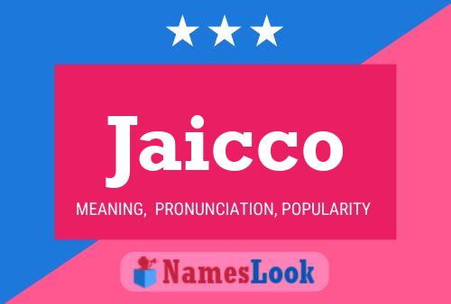 Jaicco Name Poster