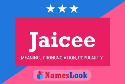 Jaicee Name Poster