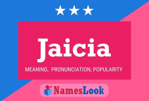 Jaicia Name Poster