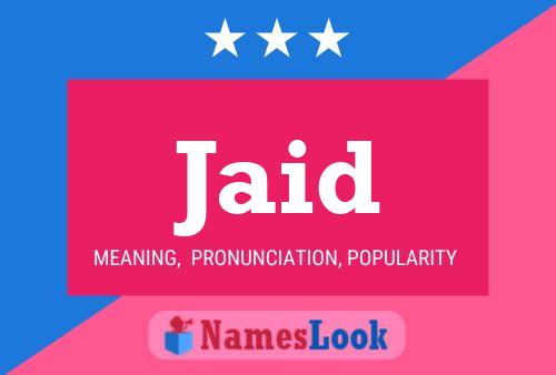 Jaid Name Poster