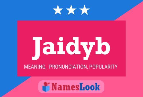 Jaidyb Name Poster