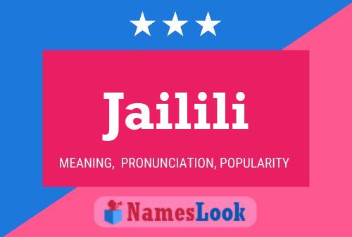 Jailili Name Poster